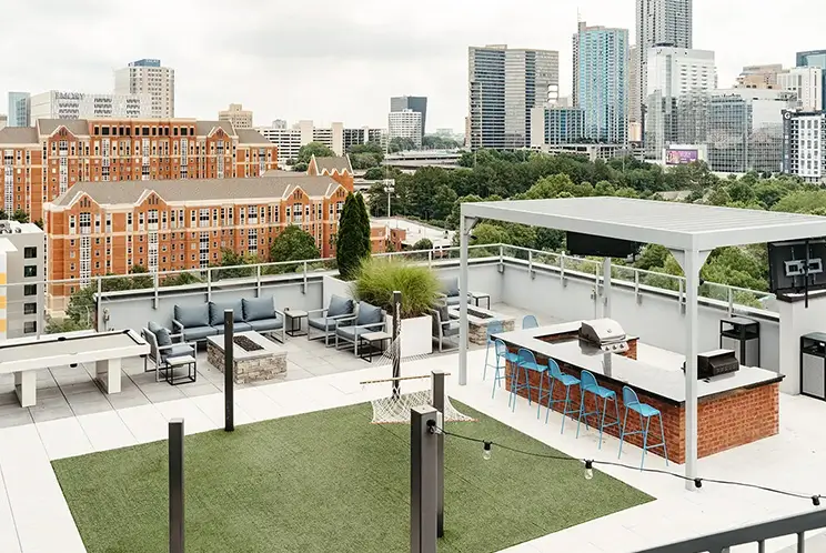 rooftop lounge