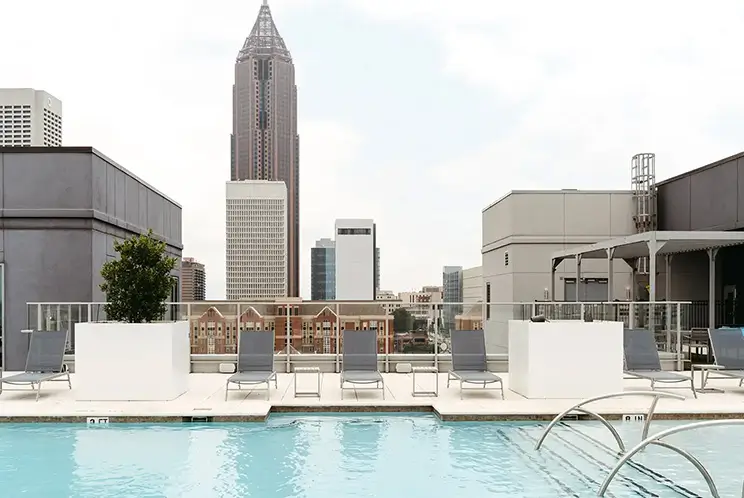 resort style pool