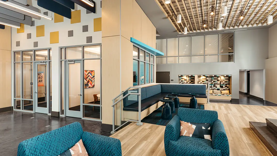clubhouse with seating